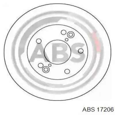 Передние тормозные диски 17206 ABS