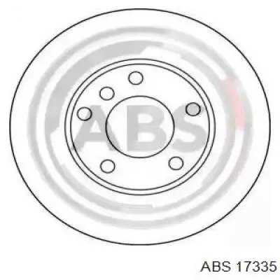 Передние тормозные диски 17335 ABS