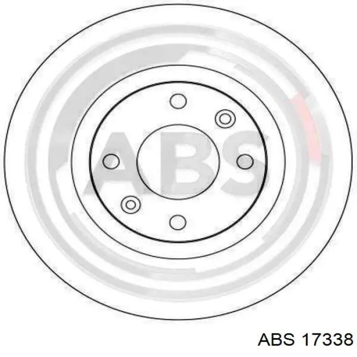 17338 ABS диск тормозной передний