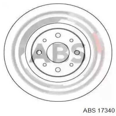 17340 ABS диск тормозной передний