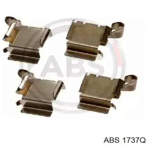 Комплект пружинок крепления дисковых колодок задних ABS 1737Q цена, от 5.26 USD