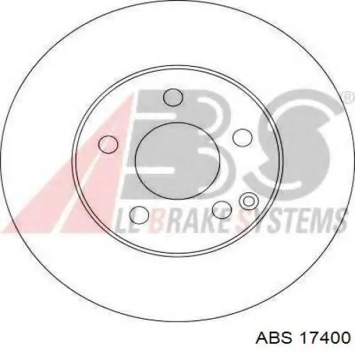 17400 ABS диск тормозной передний