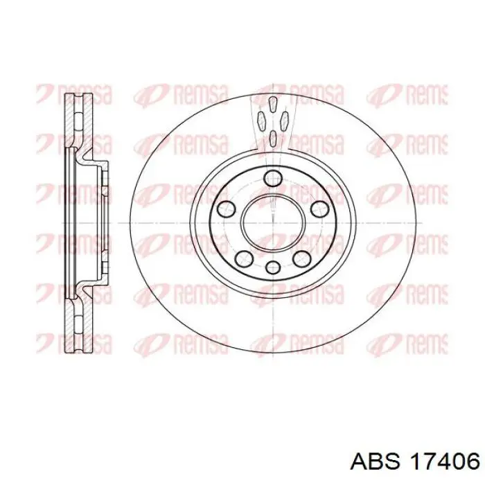 Купить 17406 ABS Ротор тормозной