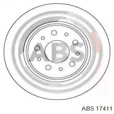 17411 ABS диск тормозной задний