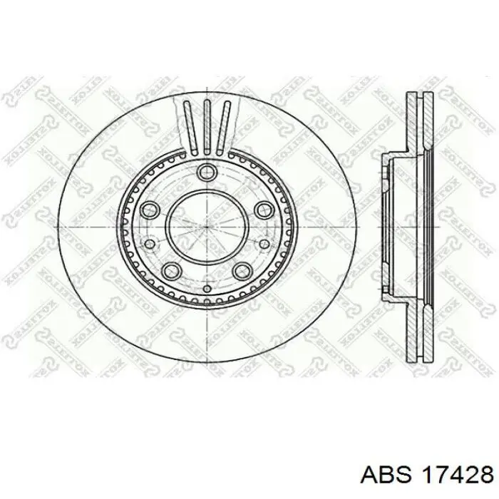 Купить 17428 ABS Ротор тормозной