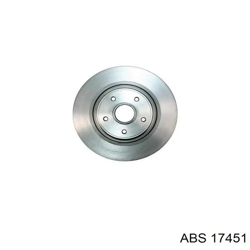 17451 ABS диск тормозной задний