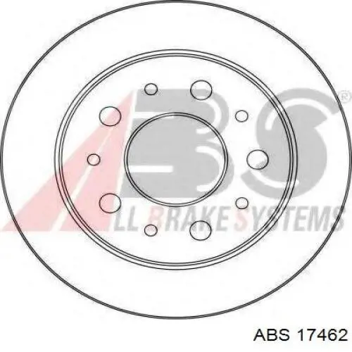 Задний тормозной диск ABS 17462 цена, от 39.46 USD