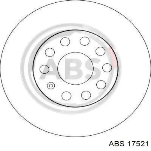 Передние тормозные диски 17521 ABS