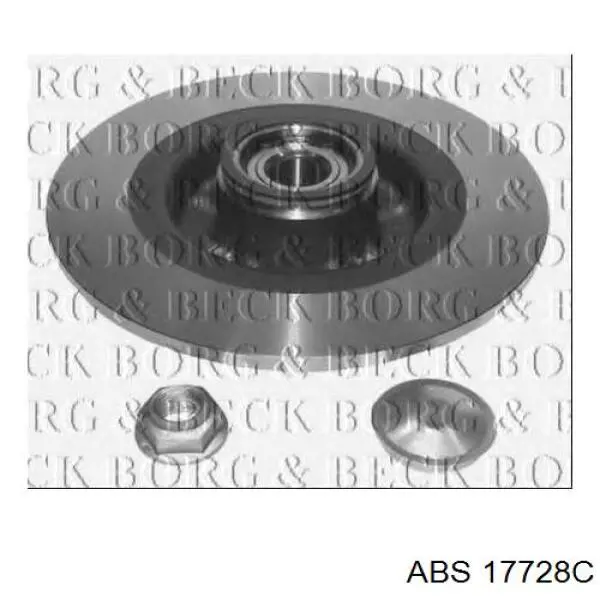 Тормозные диски 17728C ABS