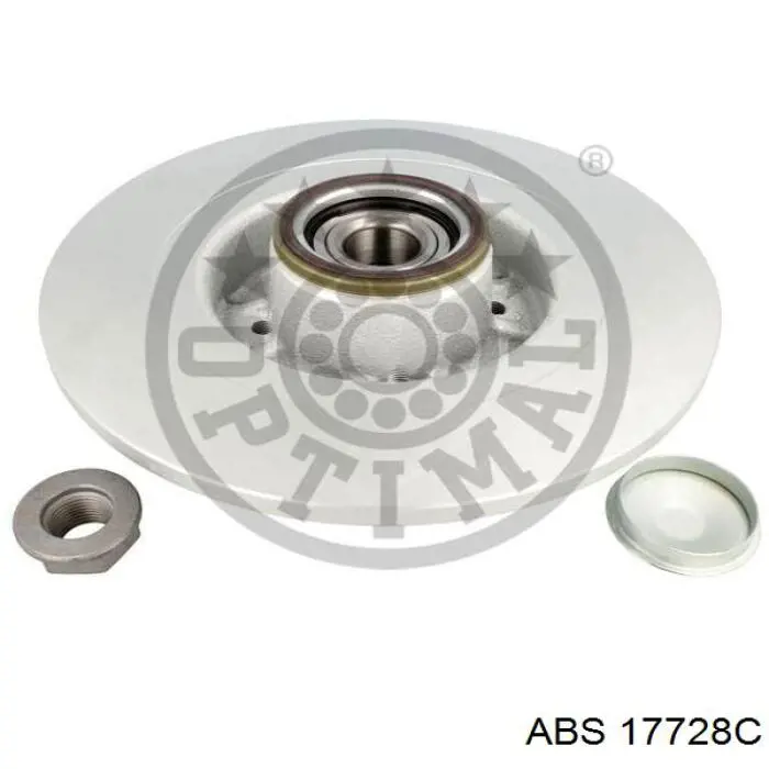 Задний тормозной диск ABS 17728C цена, от 76.86 USD