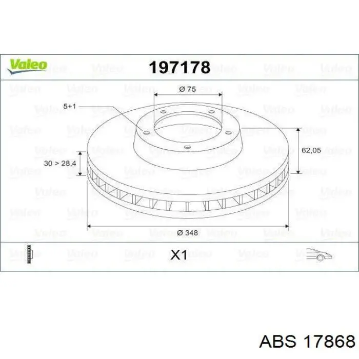 Купить 17868 ABS Ротор тормозной