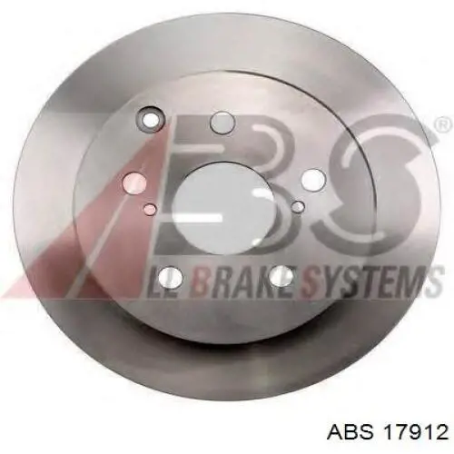 17912 ABS диск тормозной задний