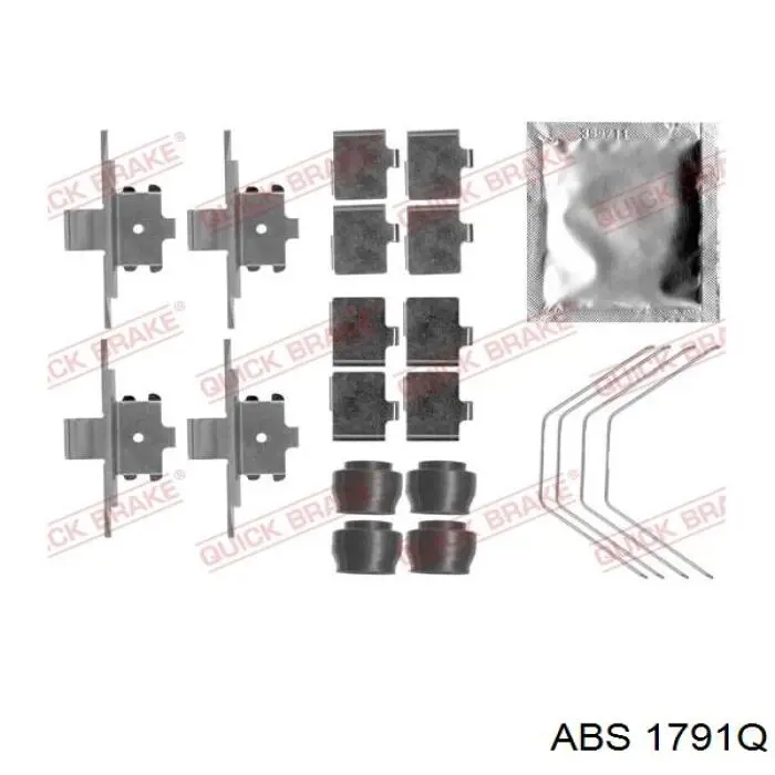 Прижимная пружина колодки ABS 1791Q цена, от 11.35 USD