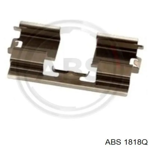 1818Q ABS колодки тормозные задние дисковые