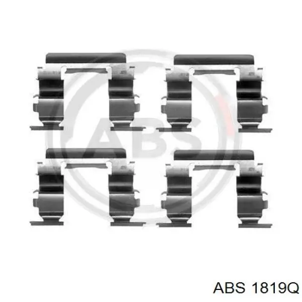 494760080 Toyota Комплект пружинок крепления дисковых передних колодок