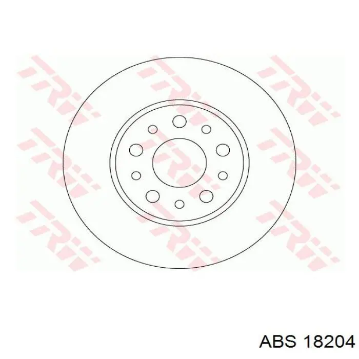 Купить 18204 ABS Диск тормозной задний