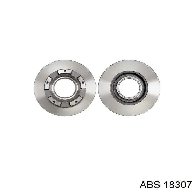 18307 ABS диск тормозной задний