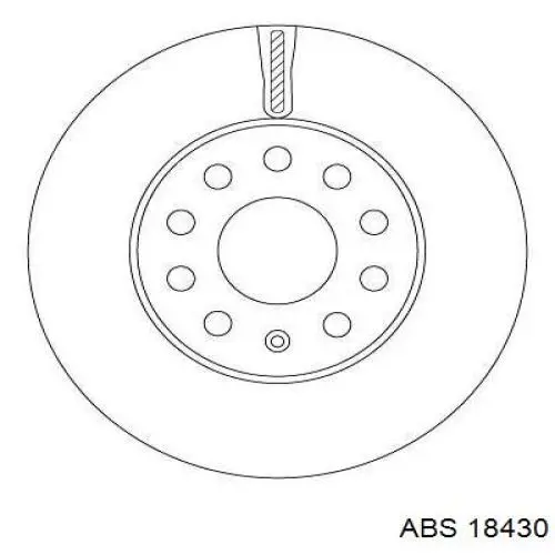 Купить 18430 ABS Ротор тормозной