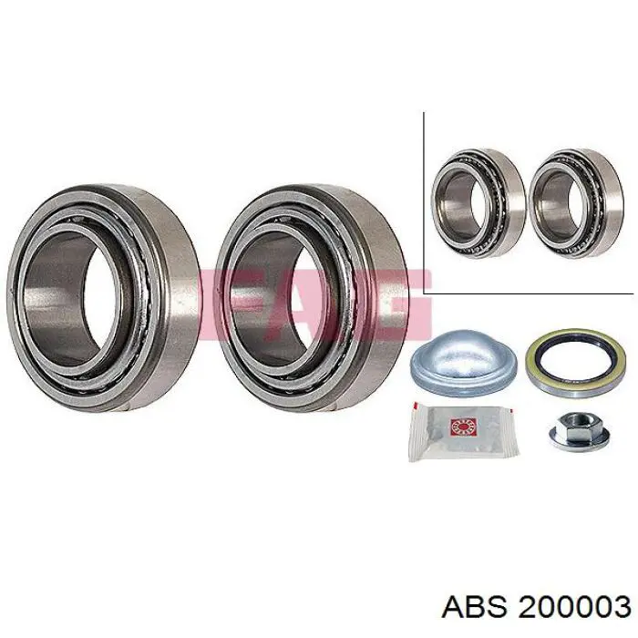 Подшипник ступицы 200003 ABS