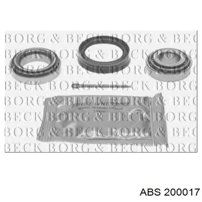 Подшипники задней ступицы ABS 200017 цена, от 8.23 USD