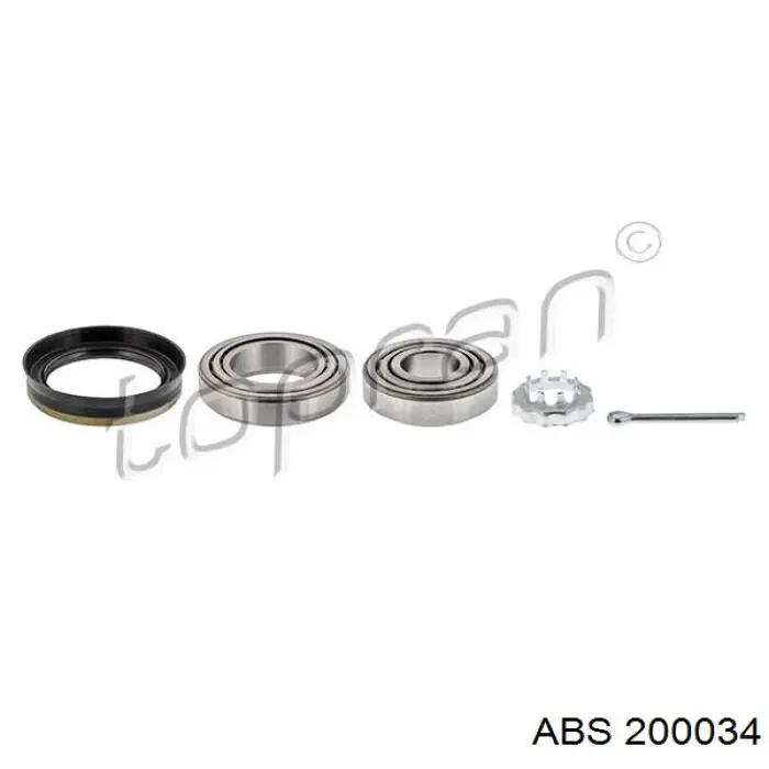 Купить 200034 ABS Подшипник задней ступицы