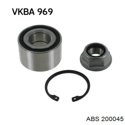 Подшипники задней ступицы ABS 200045 цена, от 11.63 USD