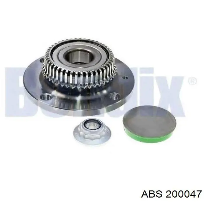 Cubo de rueda trasero 200047 ABS