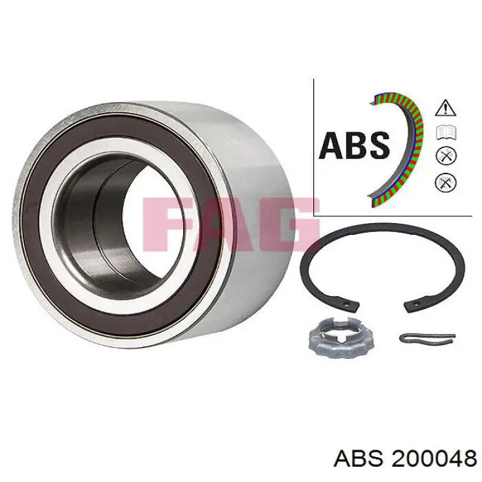 Cojinete de rueda delantero 200048 ABS