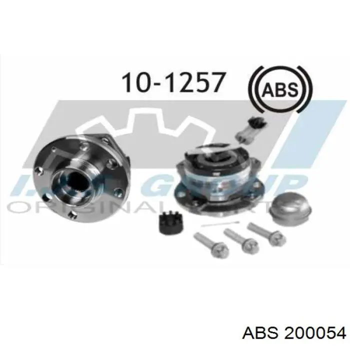 Ступицы передних колес ABS 200054 цена, от 49.67 USD
