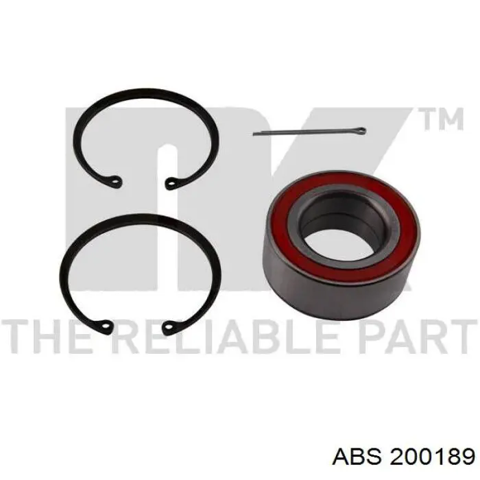 Купить 200189 ABS Подшипник передней ступицы