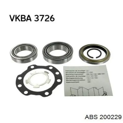 Подшипник ступицы 200229 ABS