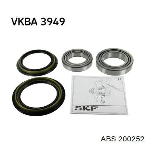 Купить 200252 ABS Подшипник передней ступицы