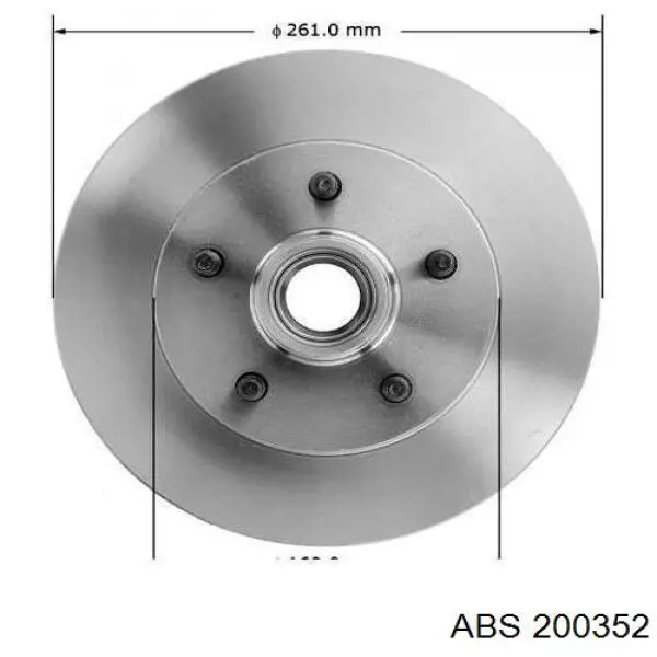 Купить 200352 ABS Подшипник задней ступицы