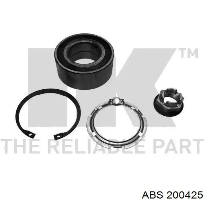 Комплект подшипника ступицы колеса ABS 200425 цена, от 16.25 USD