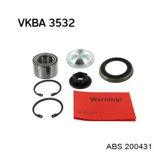 Купить 200431 ABS Подшипник задней ступицы