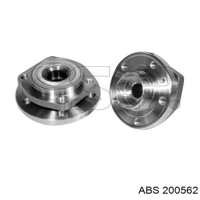 Подшипники задней ступицы ABS 200562 цена, от 54.77 USD