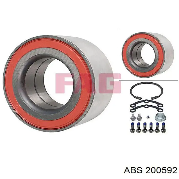 Подшипники задней ступицы ABS 200592 цена, от 20.65 USD