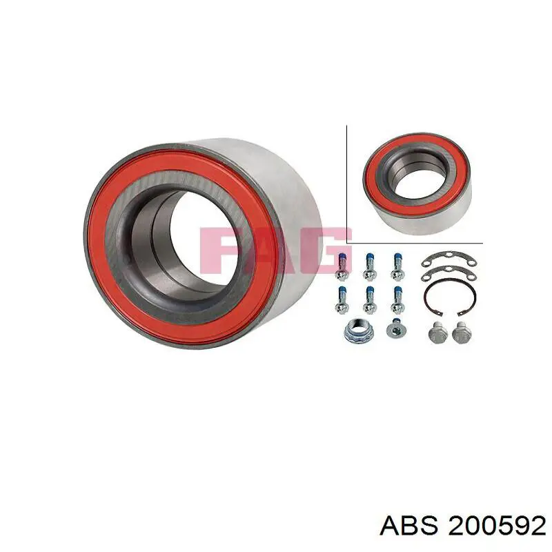 Подшипник задней ступицы 200592 ABS