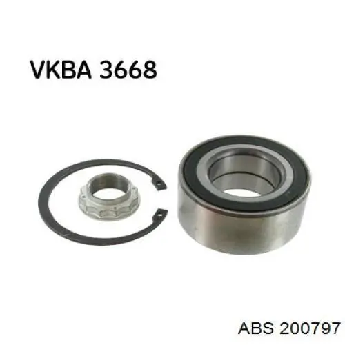 Подшипник ступицы пер/зад ABS 200797 цена, от 30.18 USD