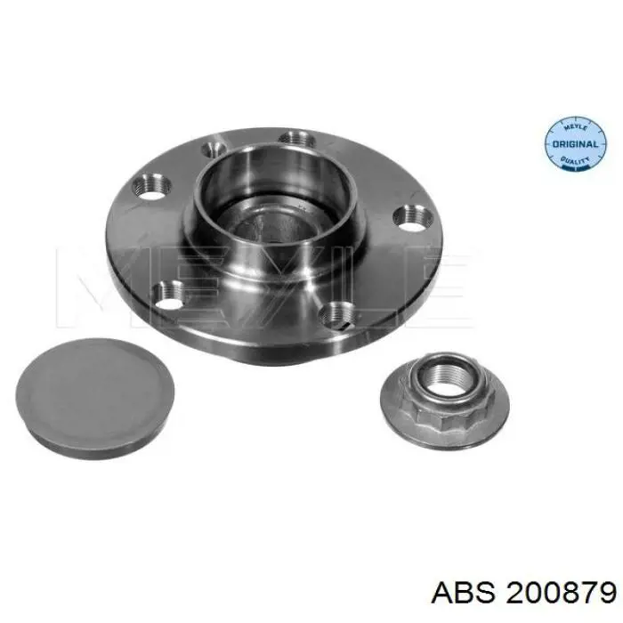 Cubo de rueda trasero 200879 ABS