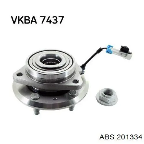 Ступицы передних колес ABS 201334 цена, от 77.84 USD