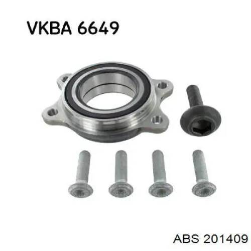 Комплект подшипника ступицы колеса ABS 201409 цена, от 37.73 USD