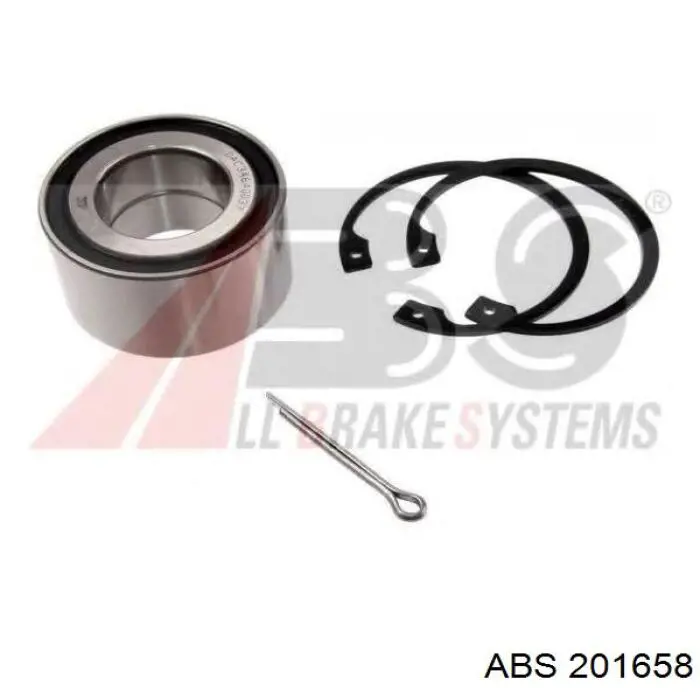 Комплект подшипника ступицы колеса ABS 201658 цена, от 10.29 USD