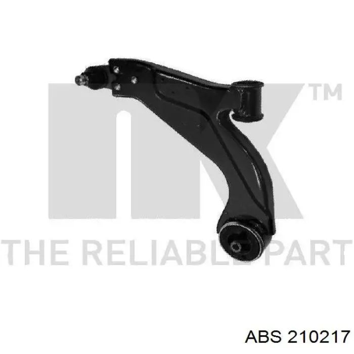 Левый рычаг передней нижней подвески ABS 210217 цена, от 62.57 USD