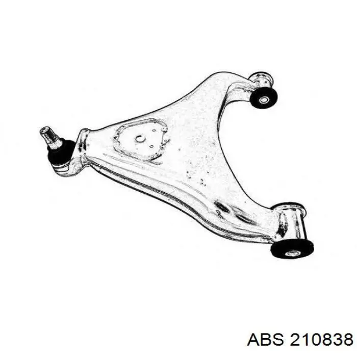Купить 210838 ABS Нижний правый рычаг передней подвески