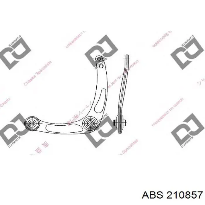 210857 ABS Рычаг передней подвески нижний левый