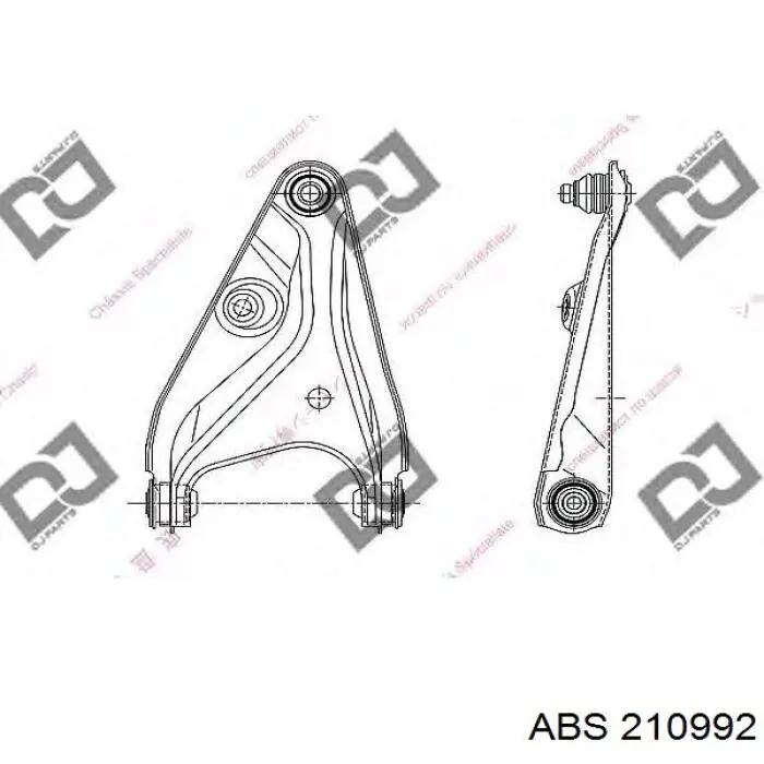 Нижний рычаг 210992 ABS