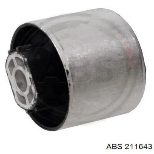 Рычаг/тяга задней подвески продольный нижний, левый ABS 211643