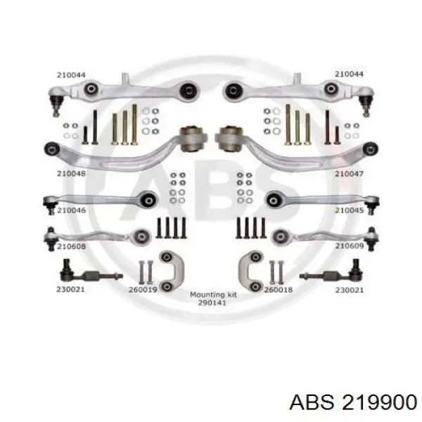 219900 ABS Комплект передних рычагов