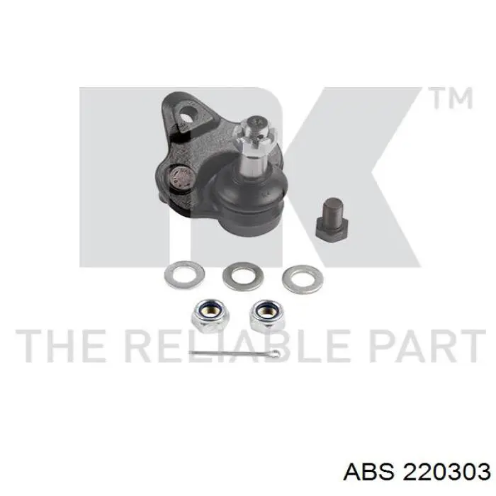 Шаровая опора, нижняя ABS 220303 цена, от 9.19 USD